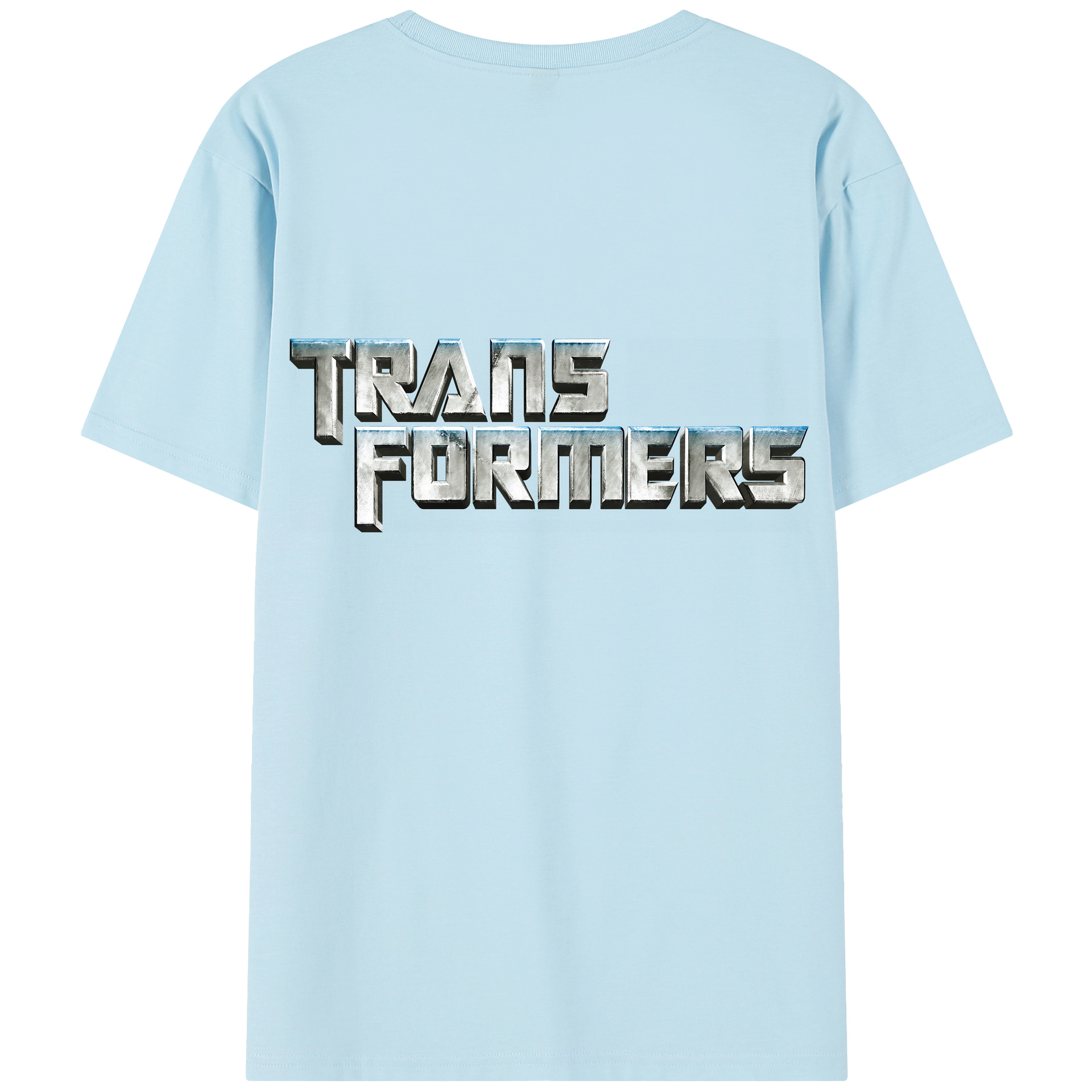（画像用） Transformers トランスフォーマー 綿100％半袖Tシャツ（背面プリント）